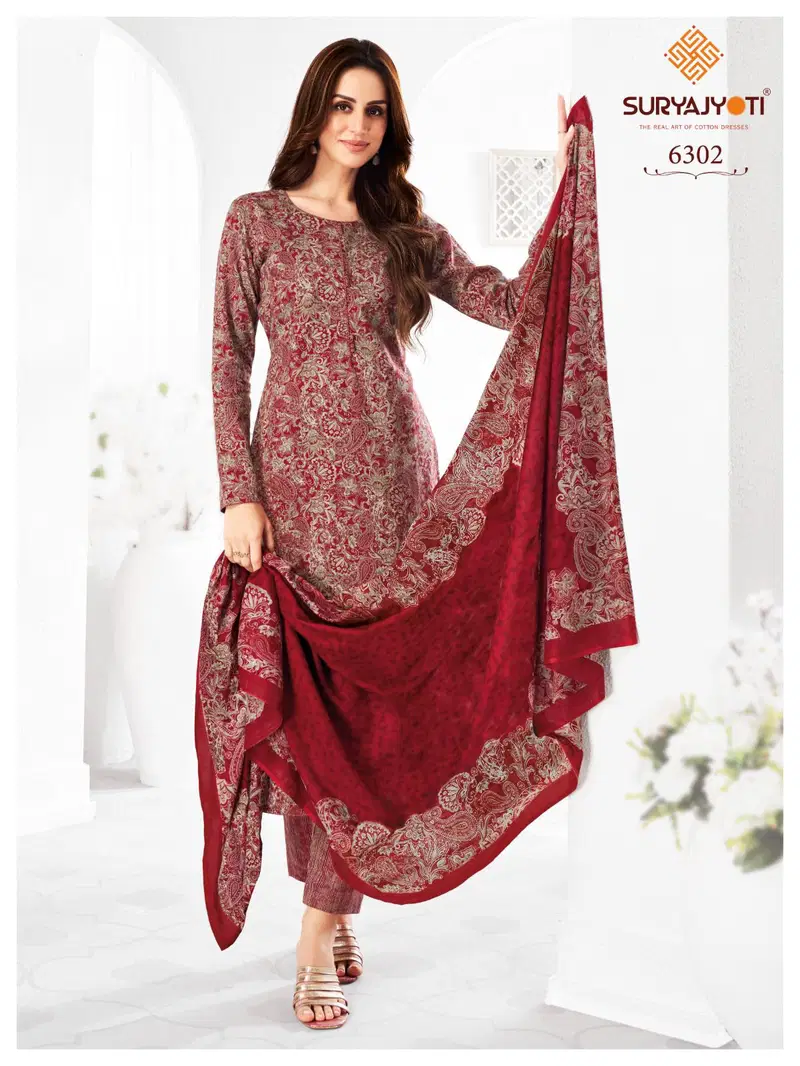 Trendy Cotton Vol 63 By Suryajyoti Printed Cotton Dress Material Wholesale Price In Surat
